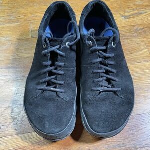 Birkenstock Honnef Low Black Suede Leather Oxford Shoes Women EU 39 US 8-8.5